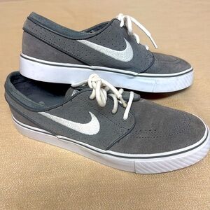 Nike Gray Stefan Janoski Suede skateboarding Sneakers